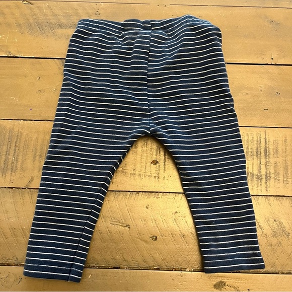 9-12M Zara blue striped leggings - Picture 2 of 5
